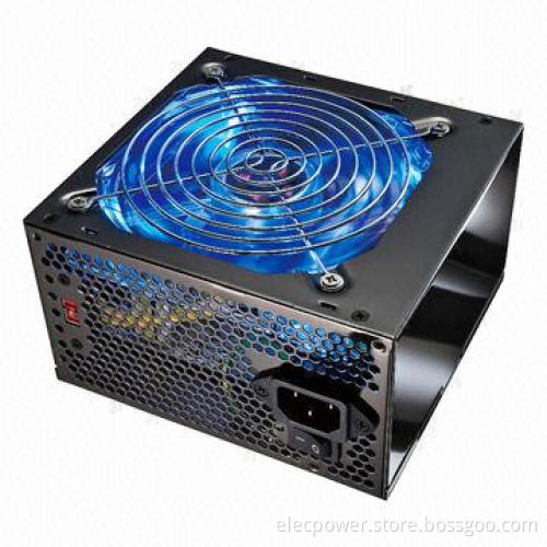 Switching Mode Power Supply with 14cm LED Blue Fan and APFC